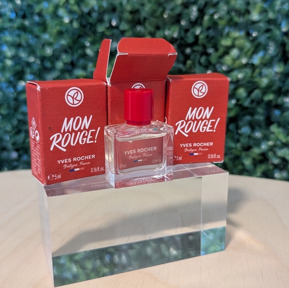 3X Yves Rocher Mon Rouge, 5ml Each - Picture 4 of 5